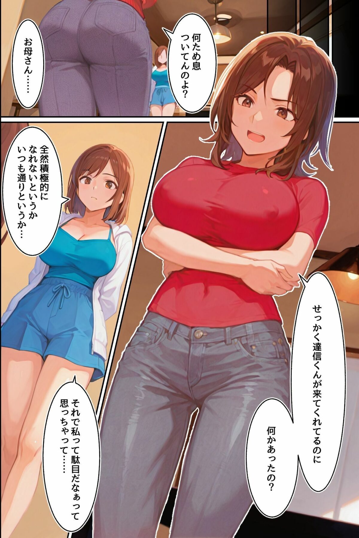 どっちのおま○こがいいの？無防備な爆乳母娘の濃厚奉仕で搾り取られる！【rbooks】 画像6