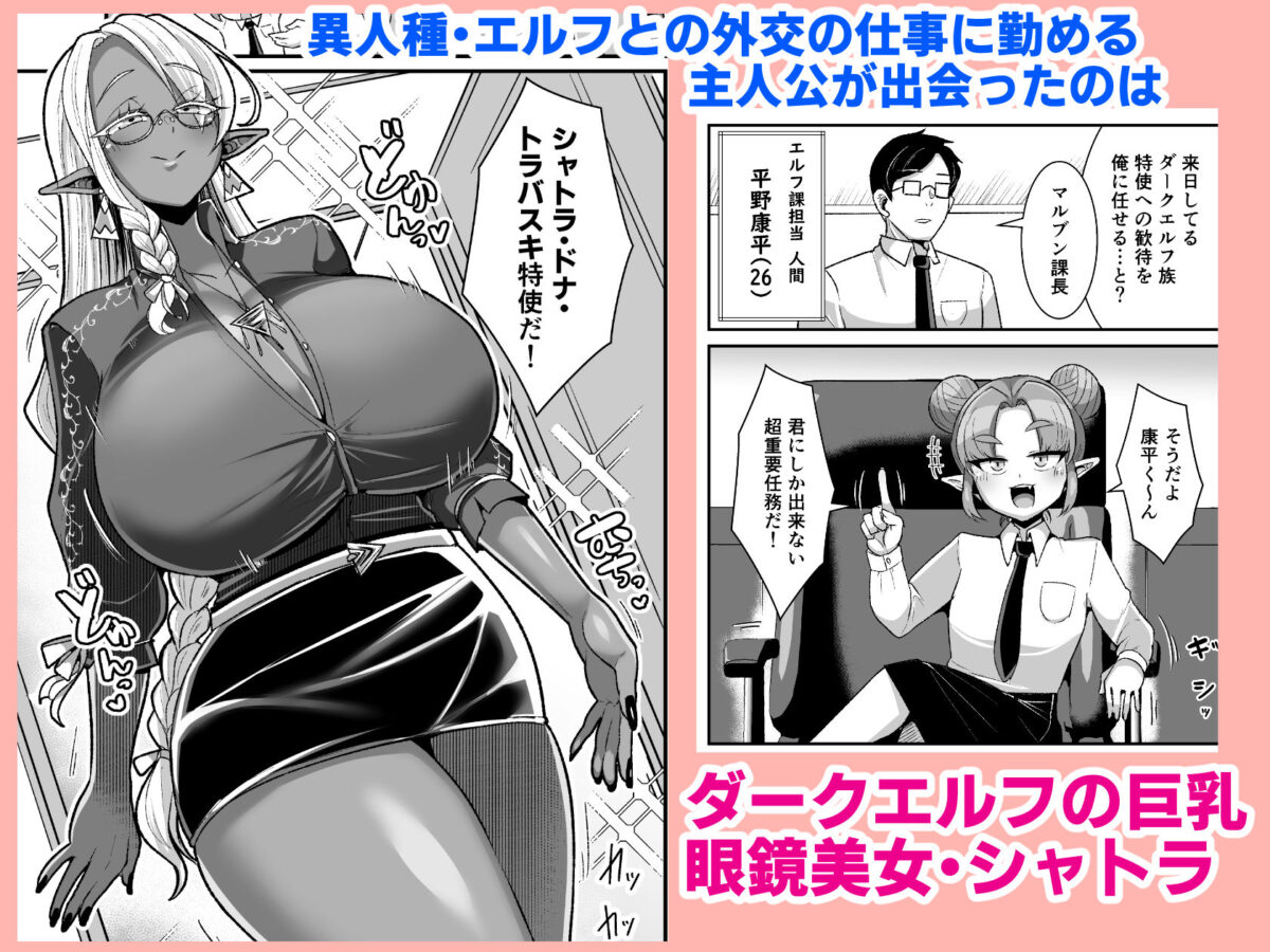 ドスケベダークエルフさんとおためし夫婦性活【新春山東省】【ぶかつ】 画像1