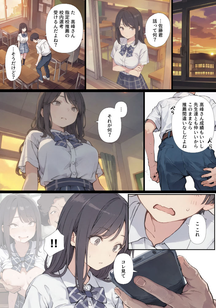 ゲテモノ好きのカースト最上位女子がチー牛に脅される漫画【てんでしゅがー】 画像6