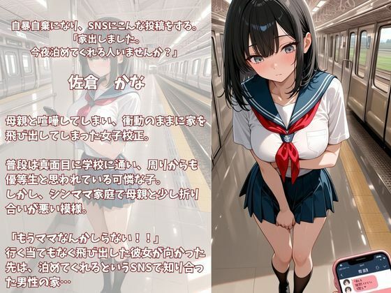 今夜泊めてくれませんか?SNSで出会った家出女子校正 かな【プリプリン工房】 画像1