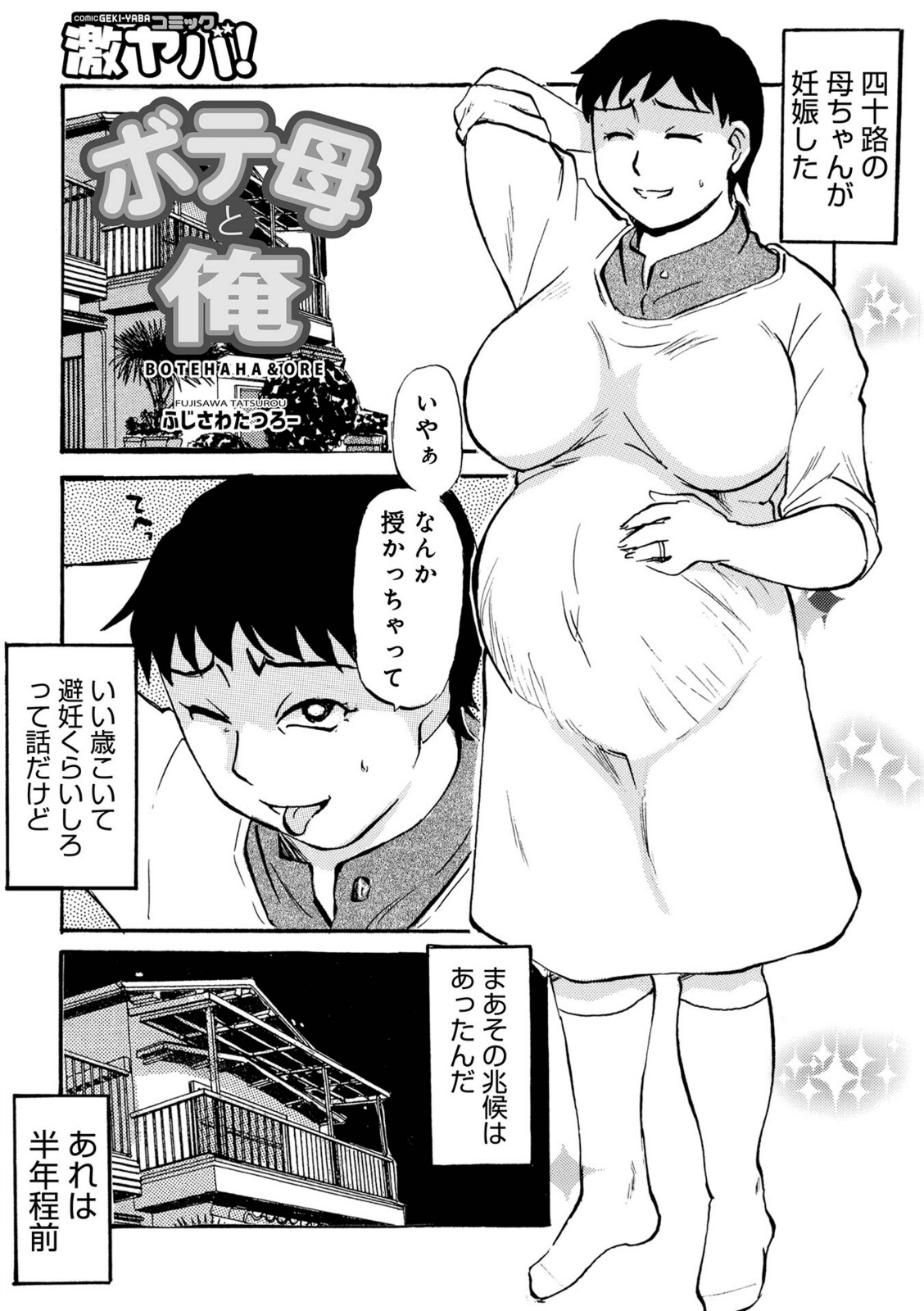 ボテ母と俺【ふじさわたつろ一】 画像1
