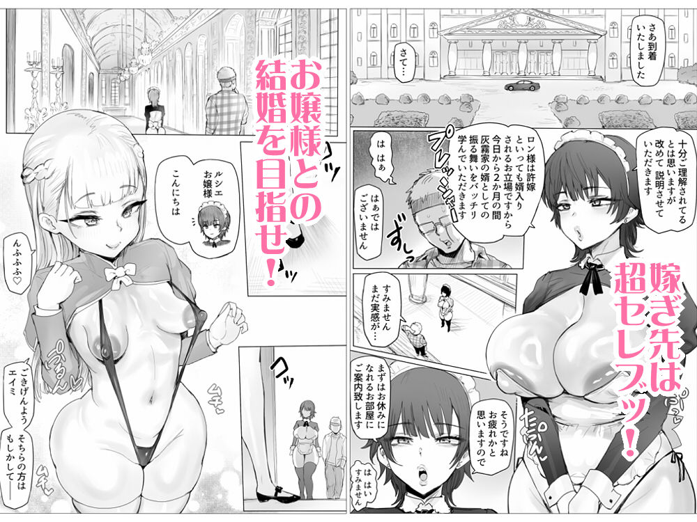 メイドで生ハメ練習したらお嬢様のコキ穴を攻略だ!【ぷらんぷまん】 画像2