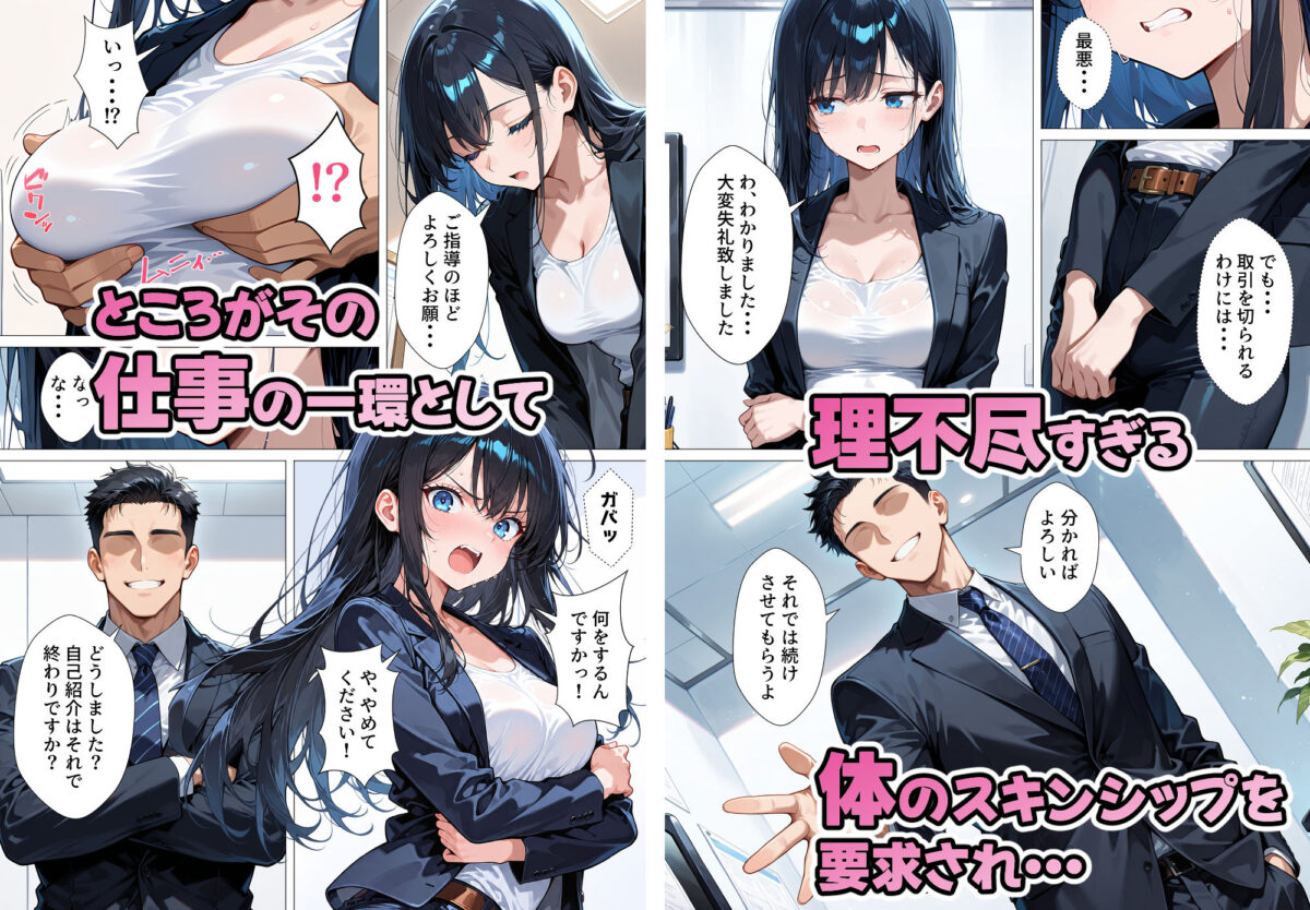 取引先に寝取られた先輩-絶え間なく注がれた白濁液【モコア】 画像3